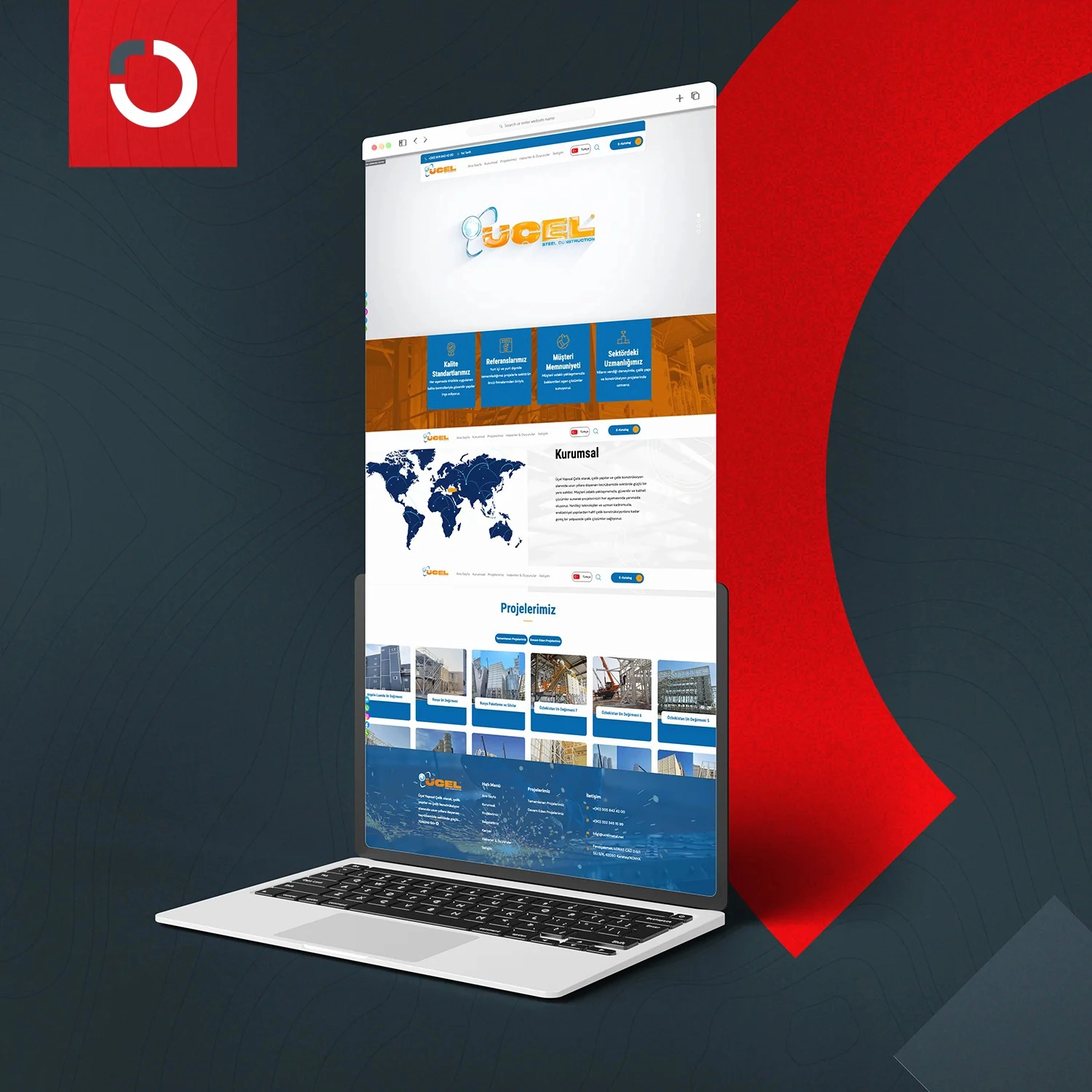 Üçel Metal Web Tasarım