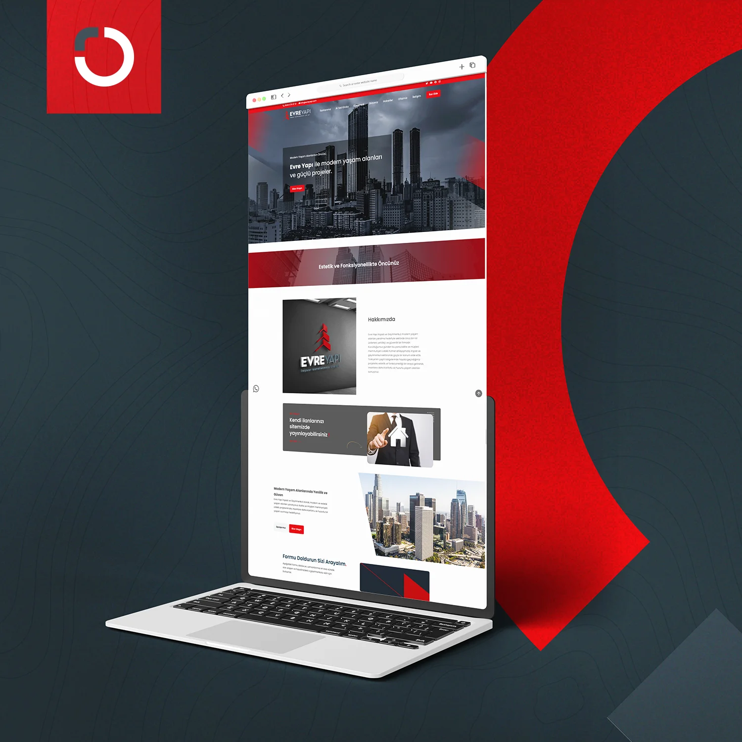 Evre Yapı Web Tasarım