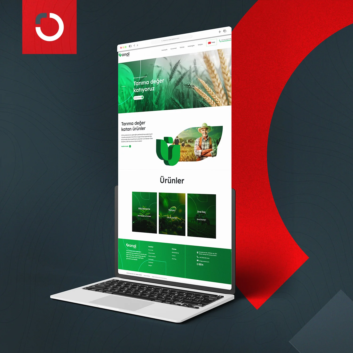 Ünal Tarım Web Tasarım